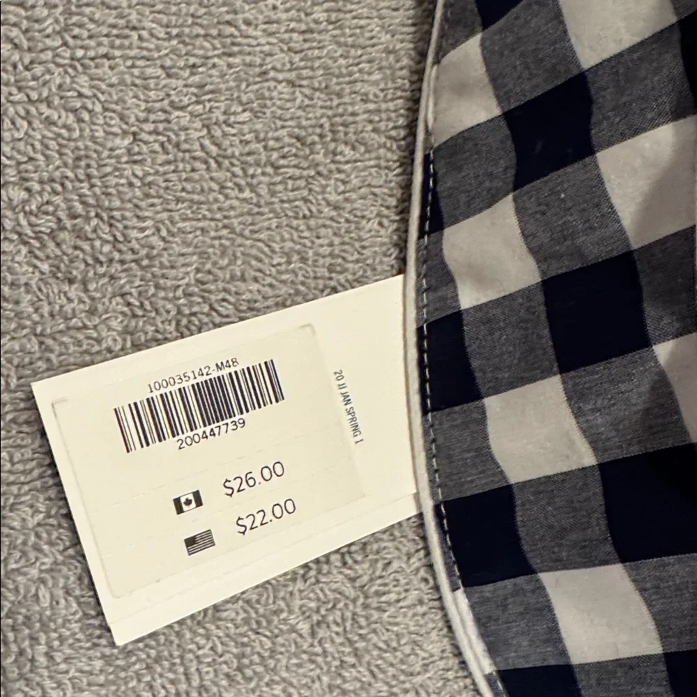 Janie‎ and Jack hat NWT Navy Checkered Bucket Hat and Pink Bow with polka dots